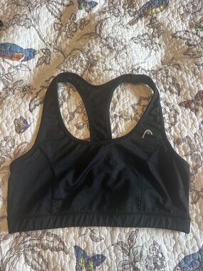 Head Black Racerback Sports Bra